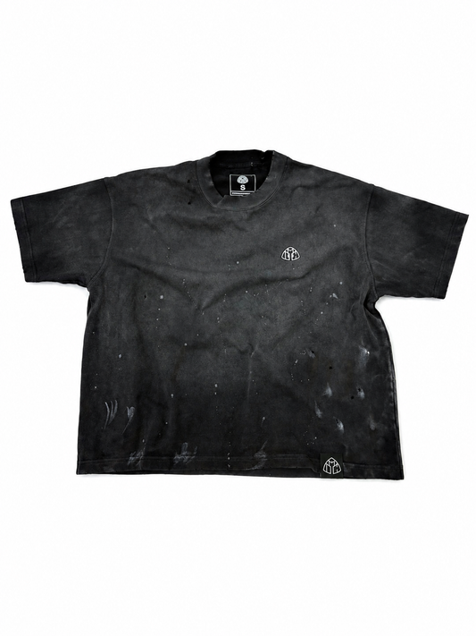 “OMC” Cropped Washed Tee